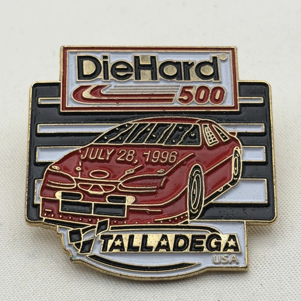 NASCAR DieHard 500 Talladega SuperSpeedway 1996 Lapel Hat Pin